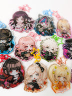 Danganronpa Gradient Keychain Charms (11 options)