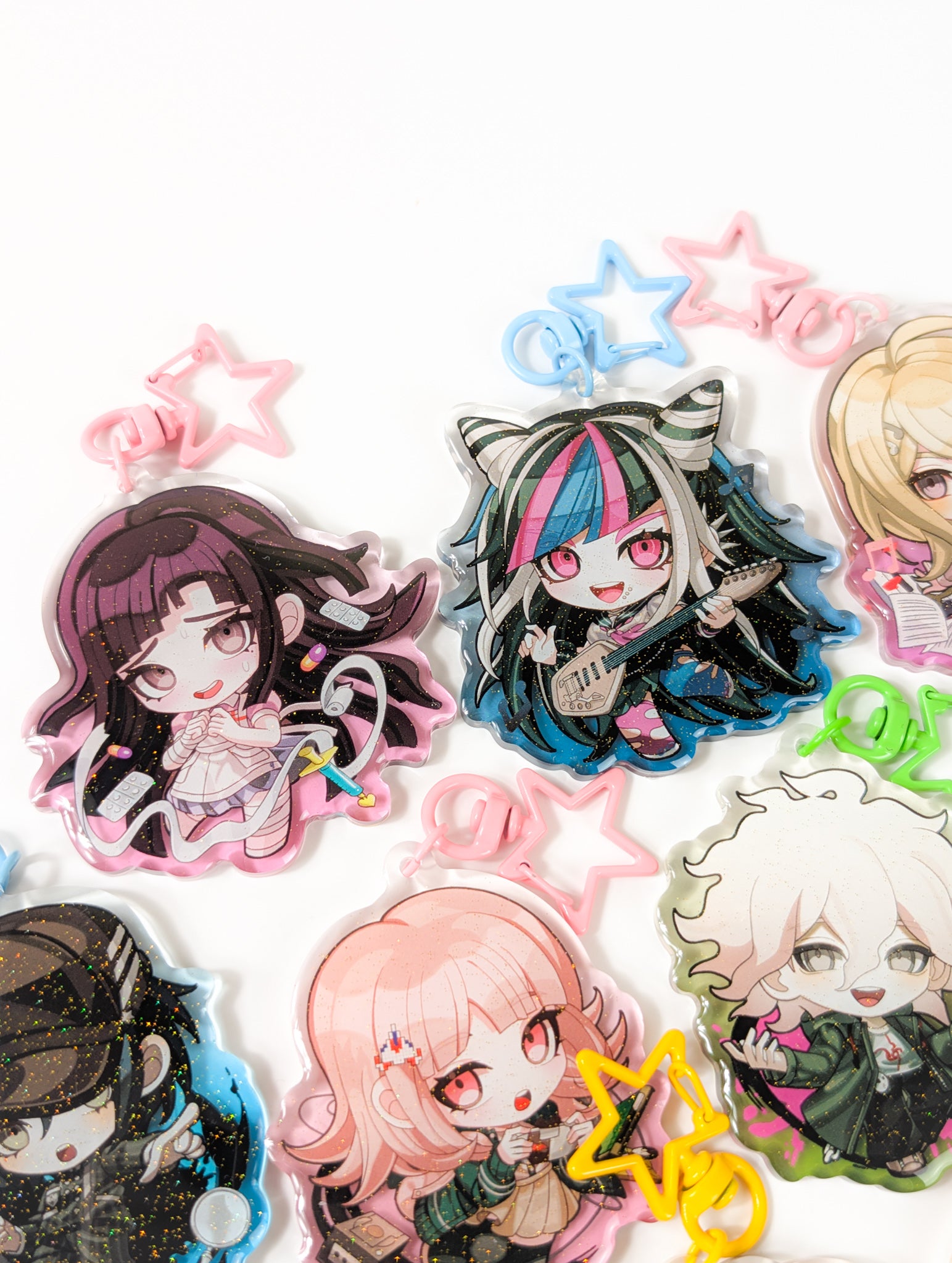 Danganronpa Gradient Keychain Charms (11 options)