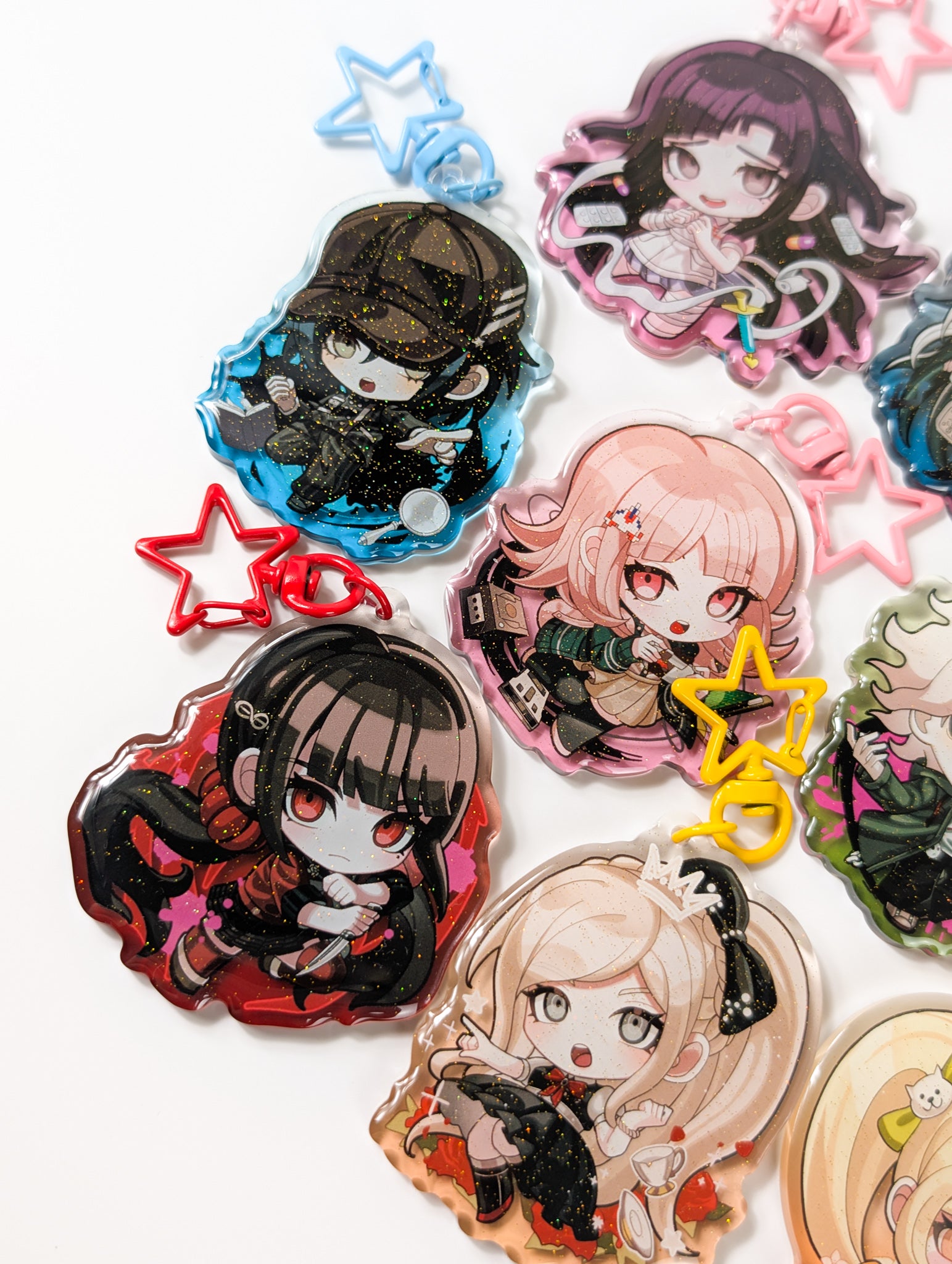 Danganronpa Gradient Keychain Charms (11 options)