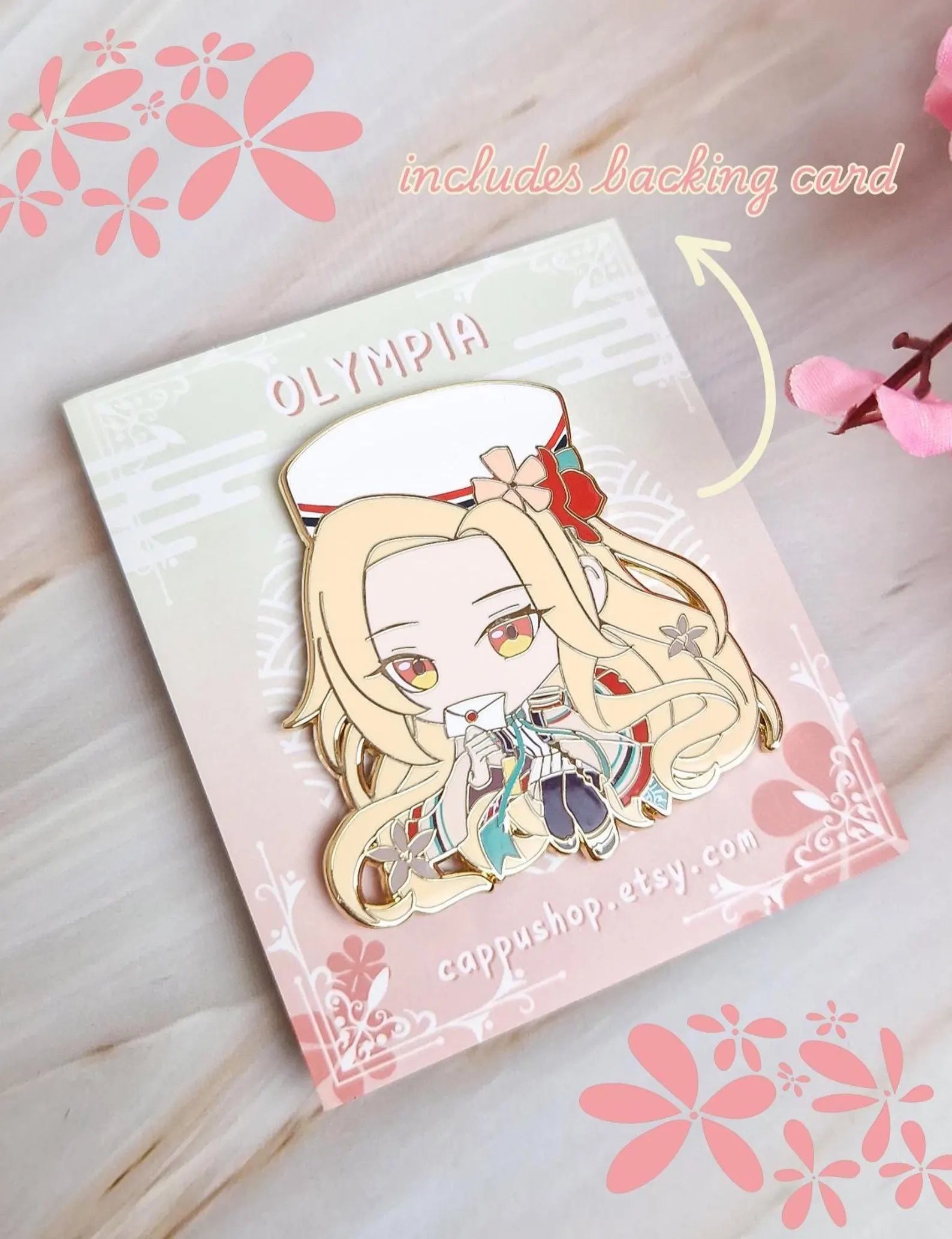 Olympia Soiree 2" Hard Enamel Pin