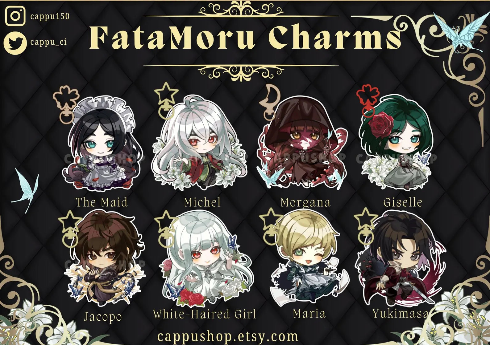 The House In Fata Morgana Keychain Charms (8 options)