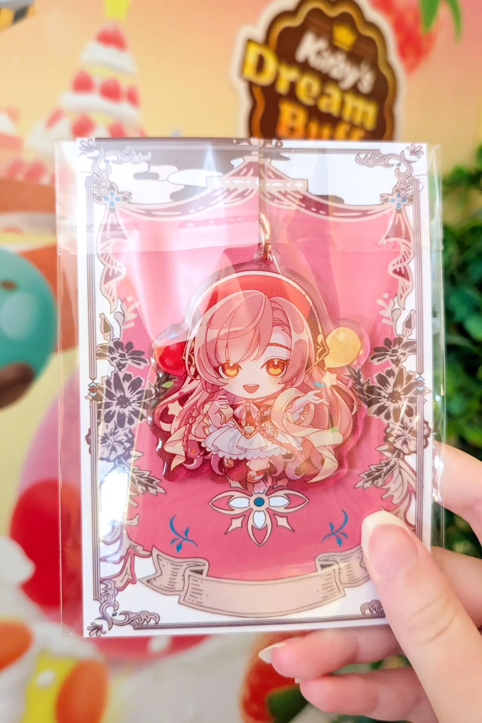 Radiant Tale Gradient Keychain Charm
