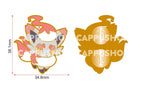 1.5" Hisuian Zorua Hard Enamel Pin