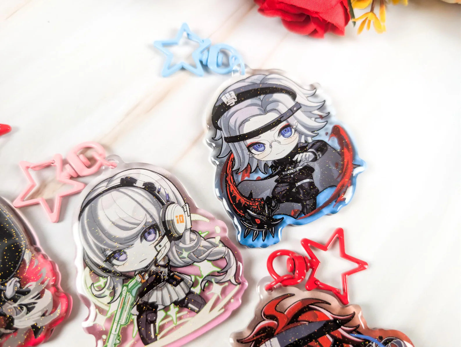 Hundred Line Keychain Charms (5 options)