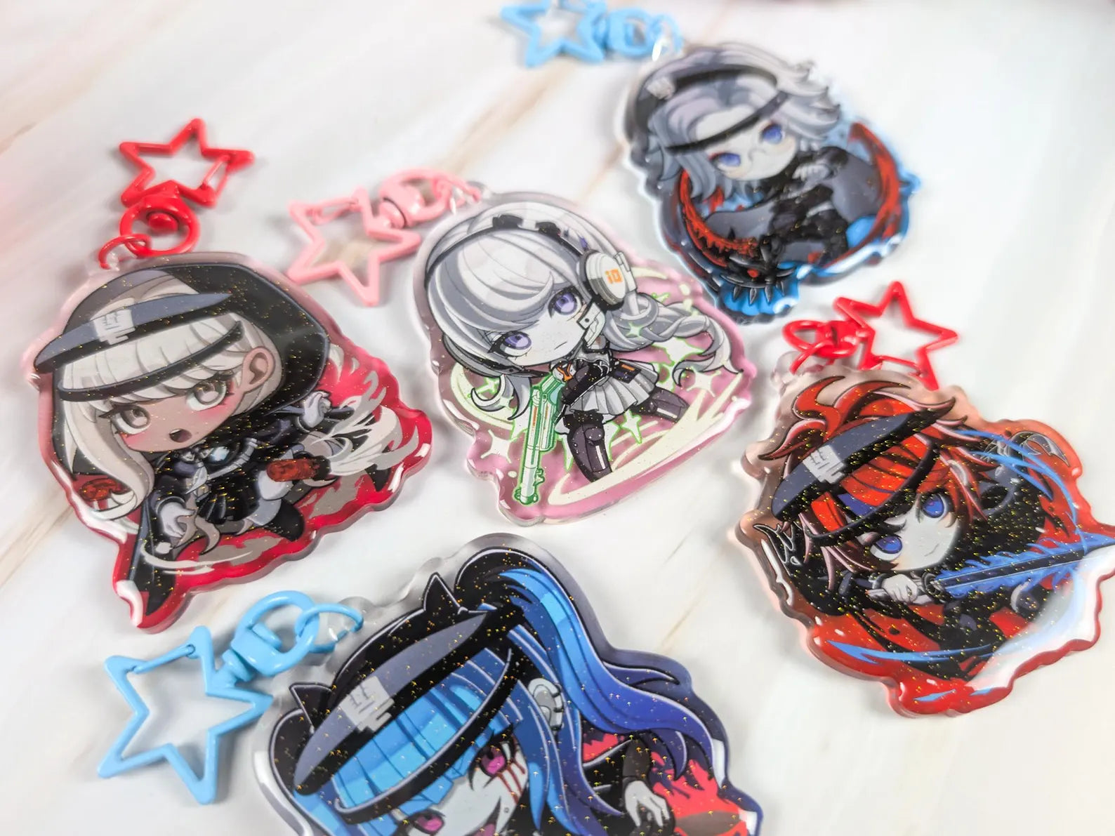 Hundred Line Keychain Charms (5 options)
