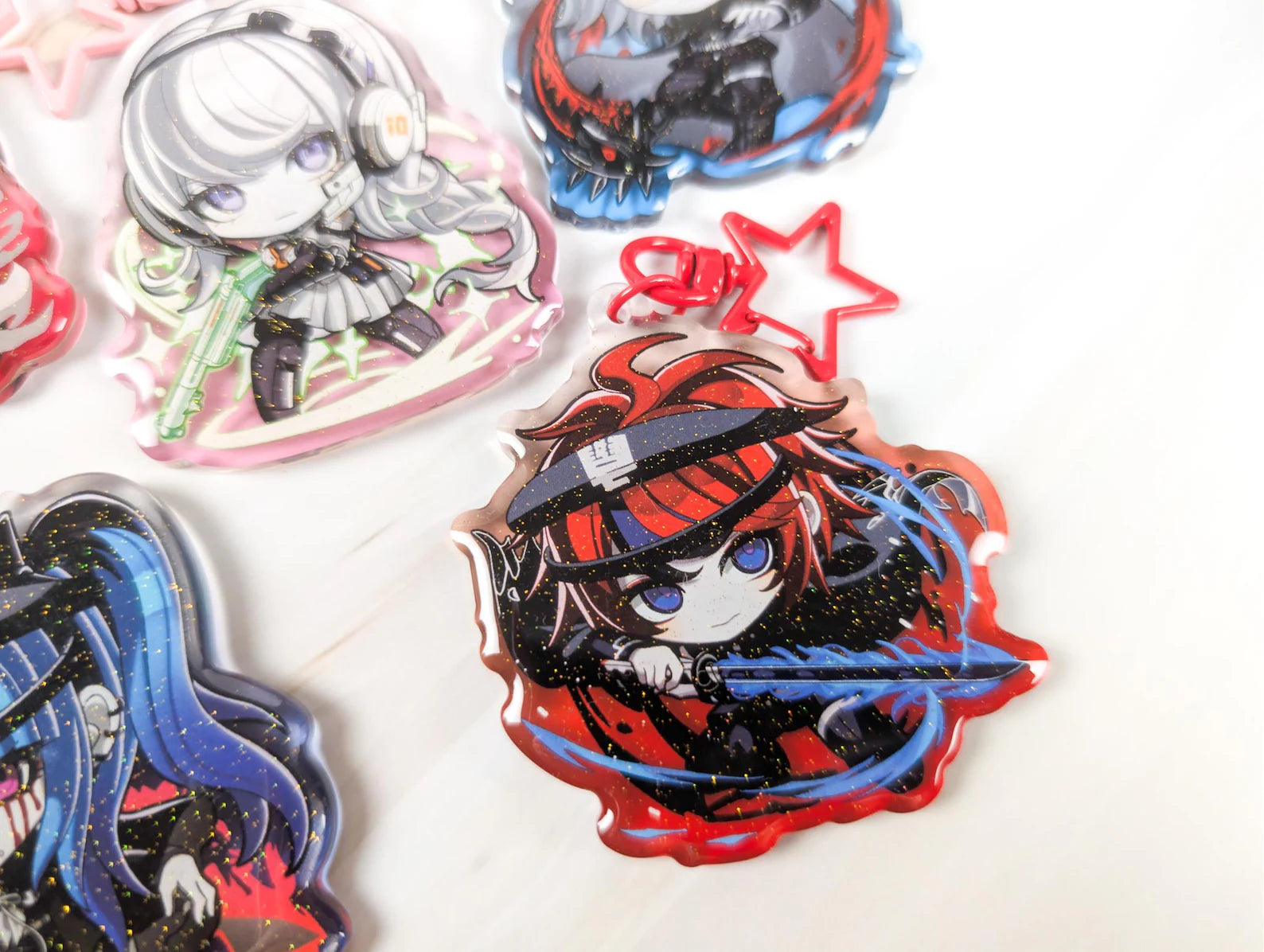 Hundred Line Keychain Charms (5 options)