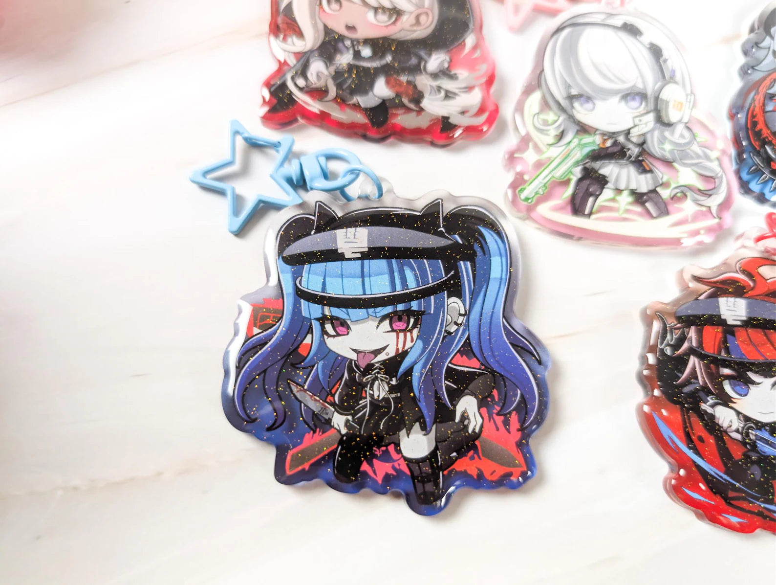 Hundred Line Keychain Charms (5 options)