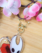 Hollow Knight Silksong Hornet Keychain Charm