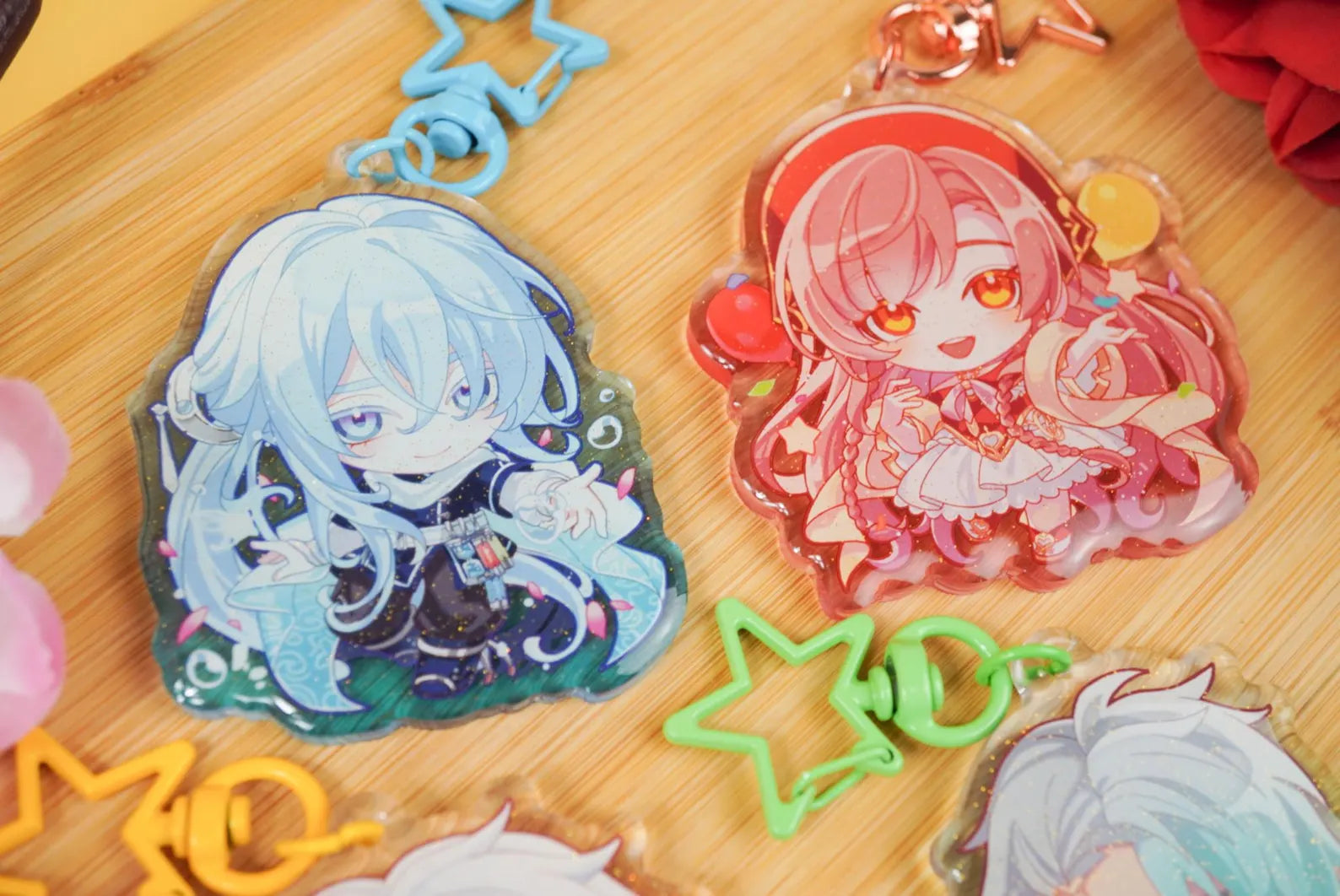 Radiant Tale Gradient Keychain Charm