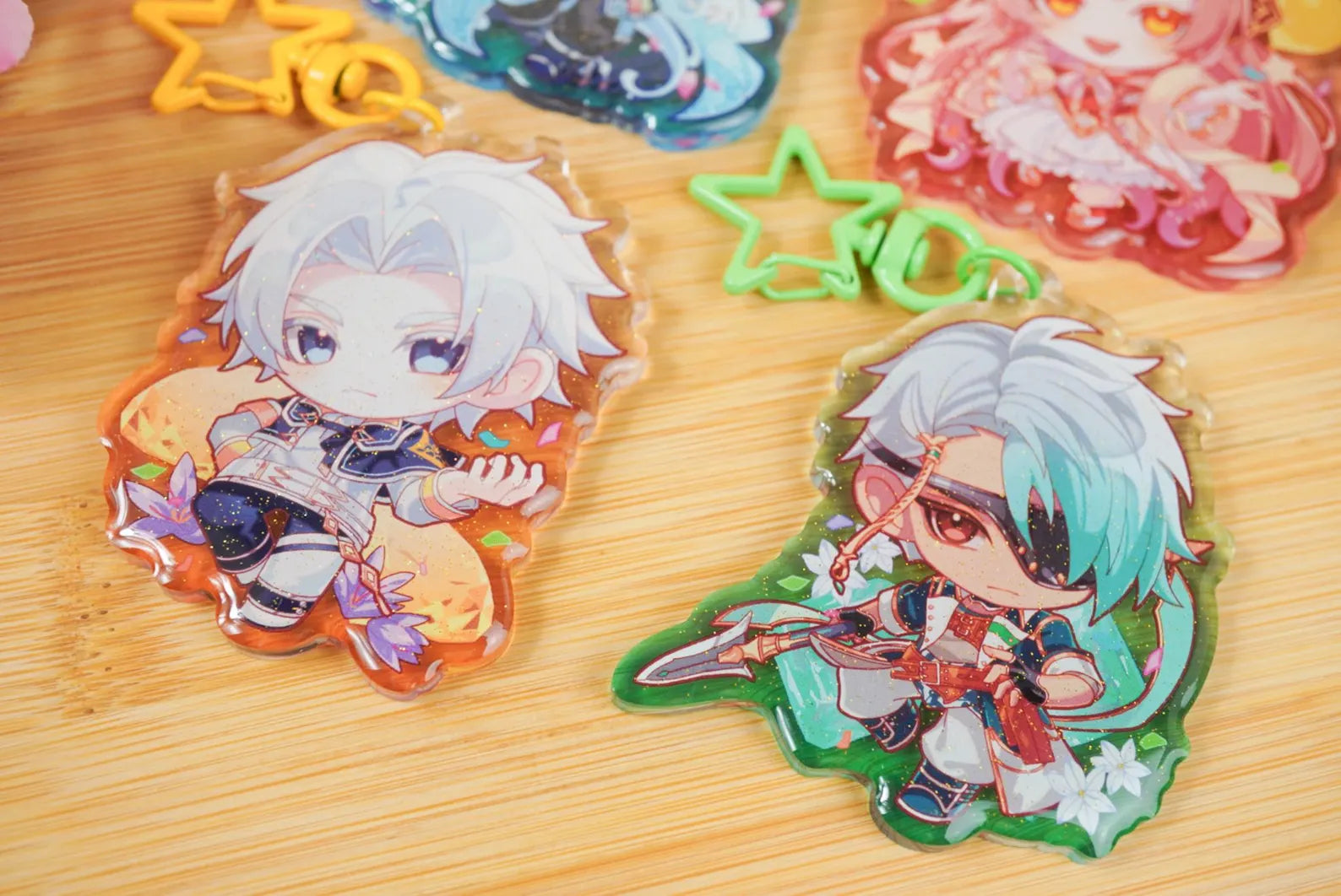 Radiant Tale Gradient Keychain Charm