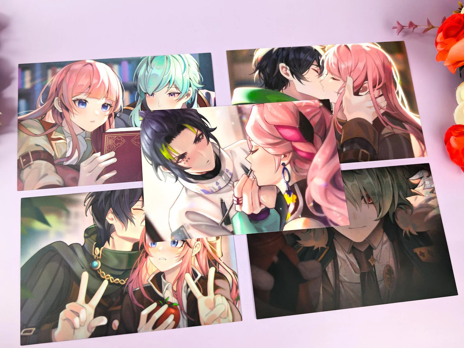 Otome Mini Art Print 10x15 cm (4x6 inch) Steam Prison, Cupid Parasite, Collar X Malice