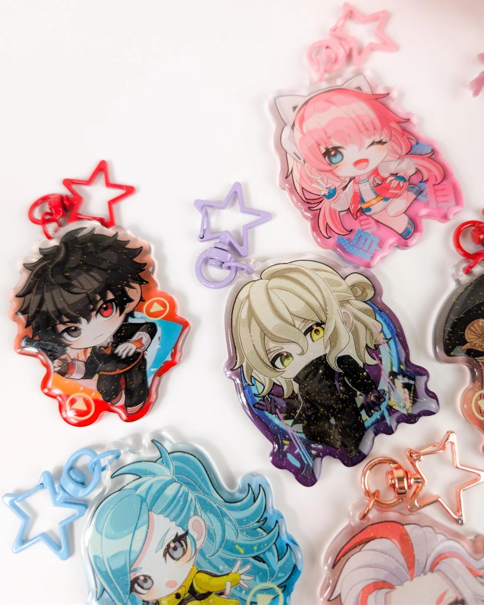 AI : The Somnium Files Gradient Keychains (6 options)